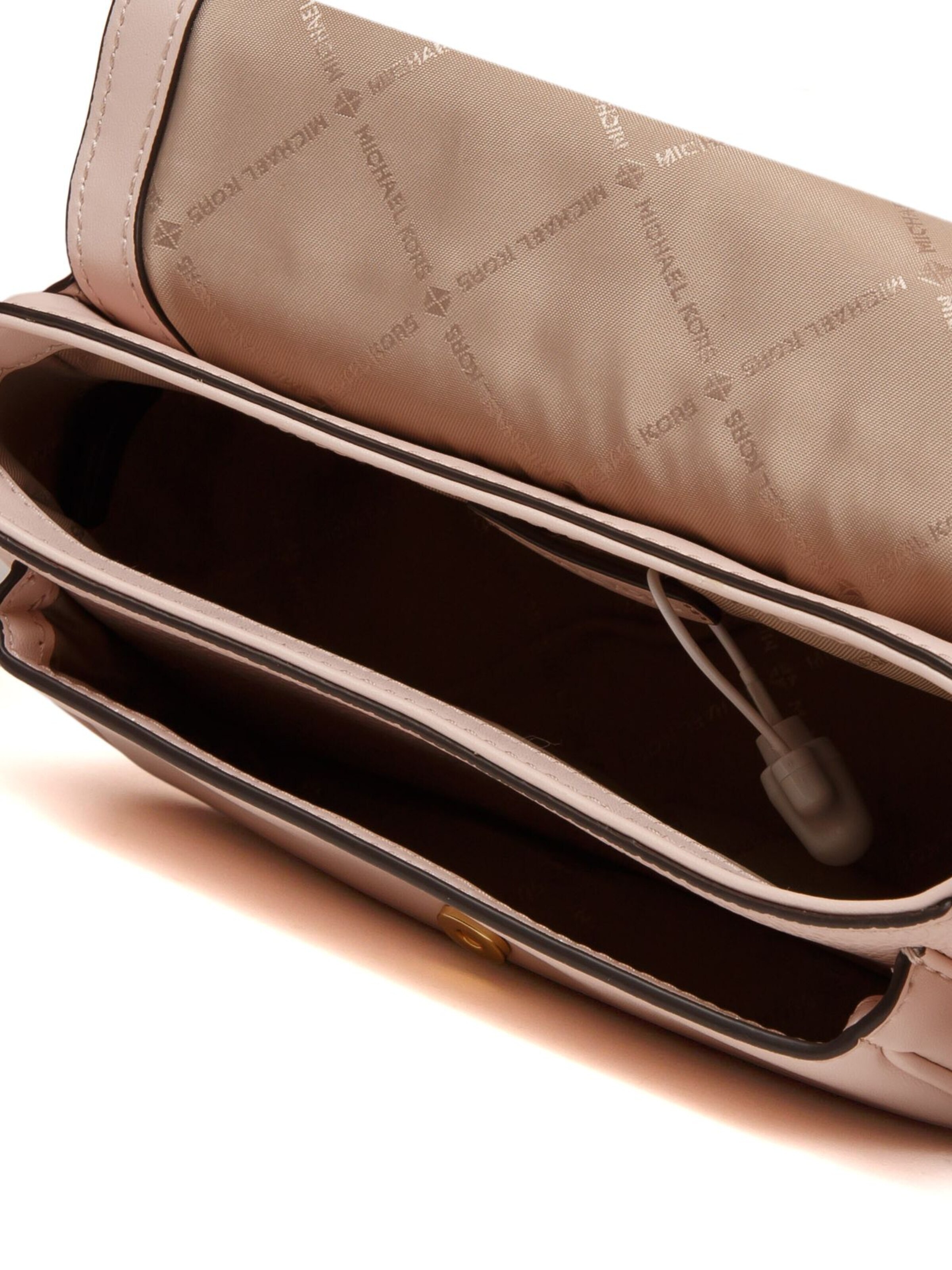 Michael Kors - Bolso de hombro 'Jet Set Travel Small Flap Crossbody With Tech Attachment' en rosa