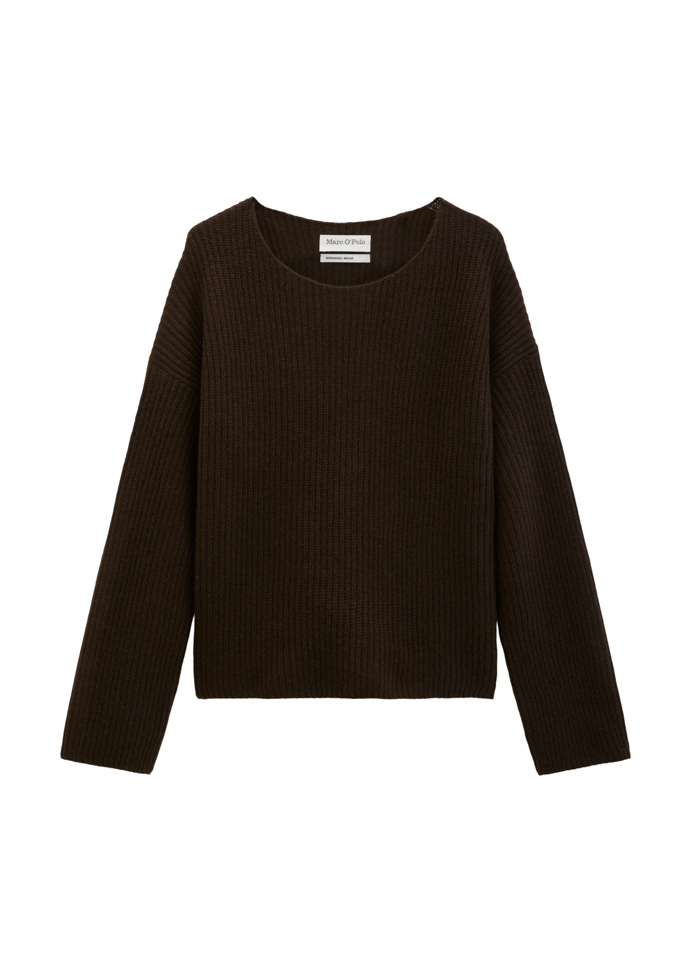 Pull-over Marc O'Polo en marron : devant