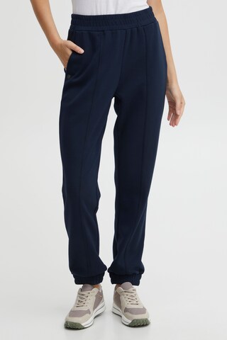 Oxmo Tapered Pants 'OXPEARL' in Blue: front