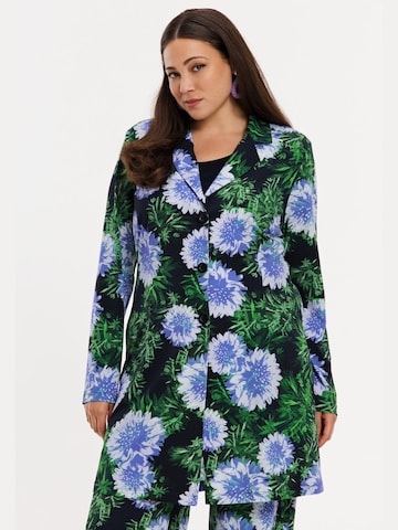 YOEK Blazers in Groen: voorkant