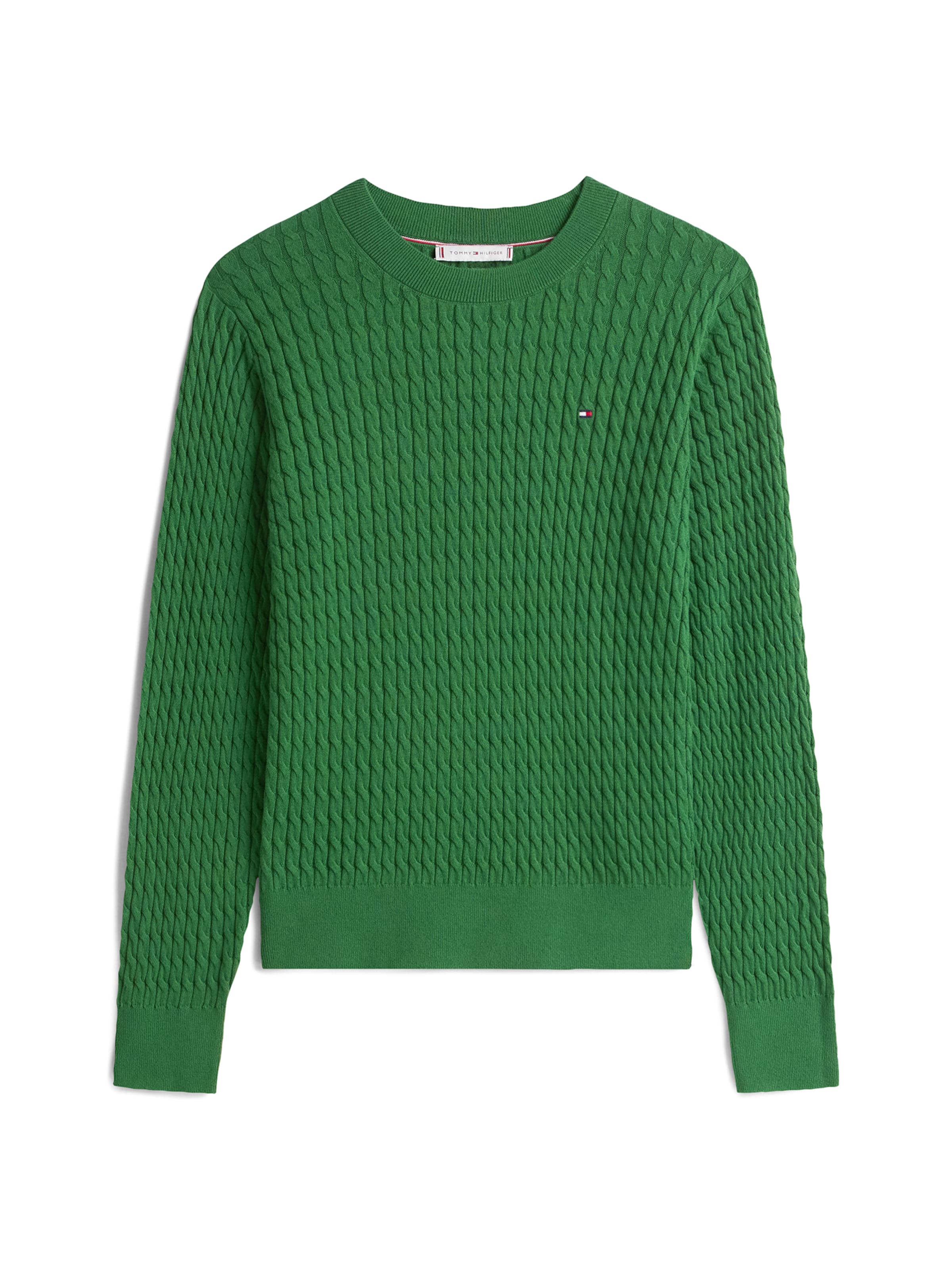 TOMMY HILFIGER Pullover in Grün: Vorderseite
