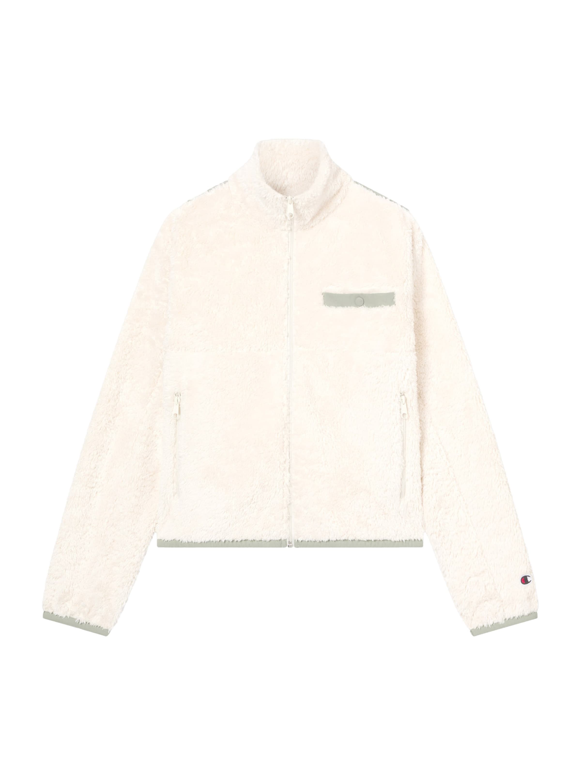 Champion Authentic Athletic Apparel Tepláková bunda - Biela: predná strana