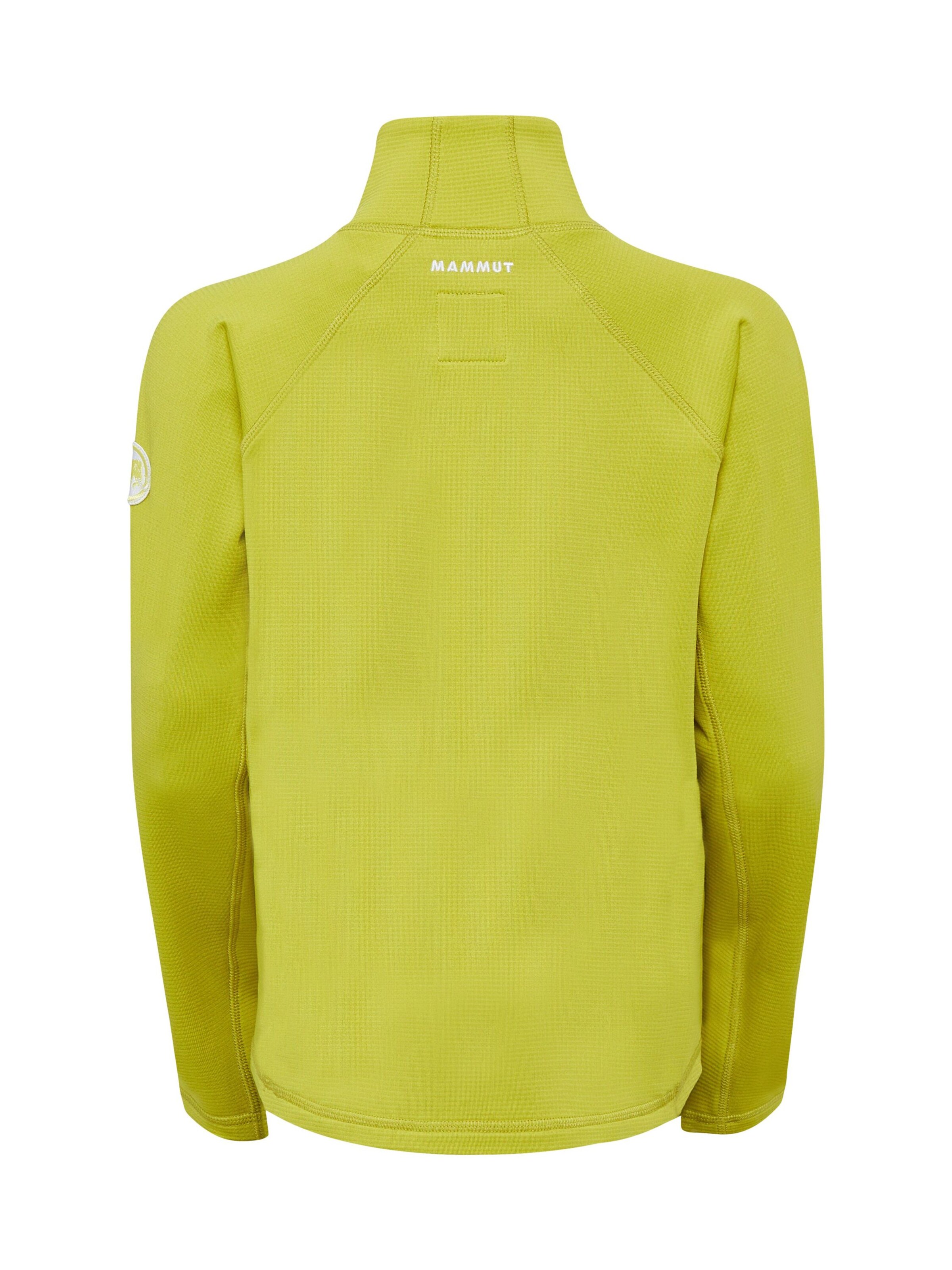 MAMMUT Athletic Fleece Jacket 'Taiss' in Yellow