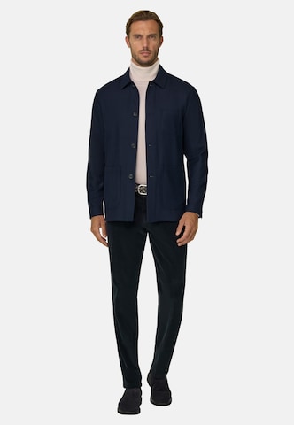 Boggi Milano Regular fit Business-colbert in Blauw