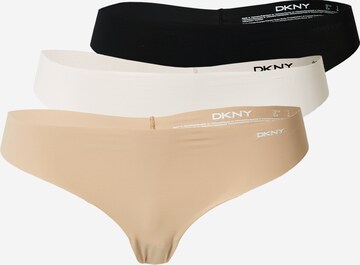 DKNY Intimates Thong in Beige: front