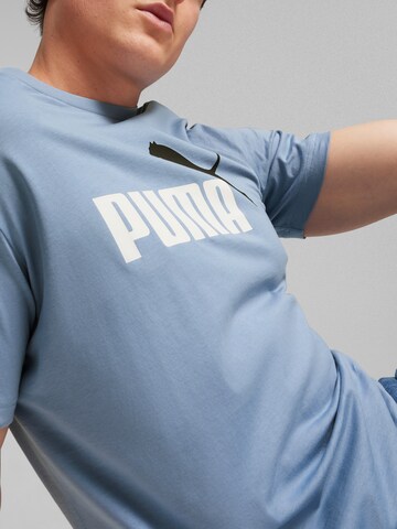 PUMA Функционална тениска 'Essentials' в синьо