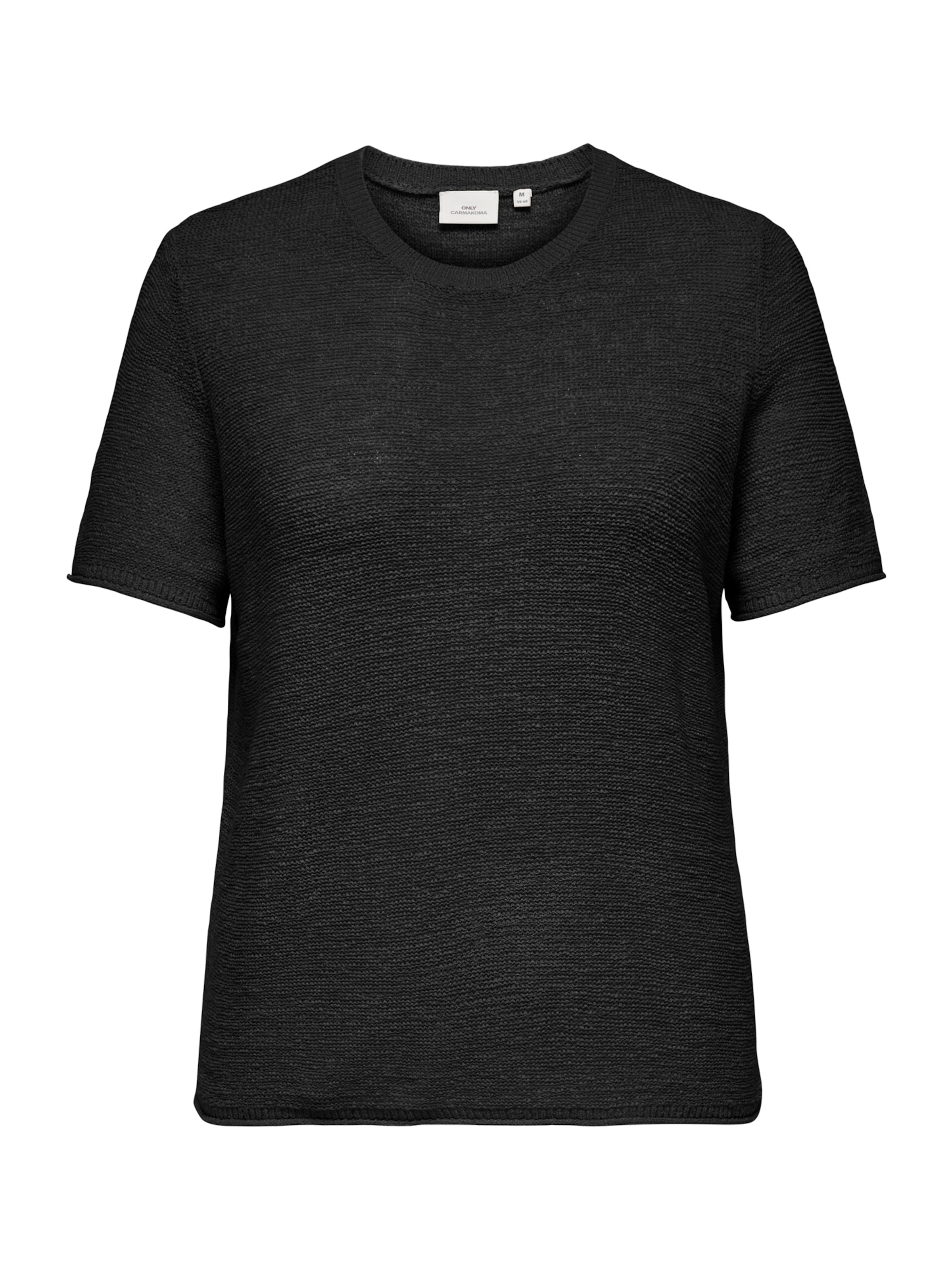 ONLY Carmakoma Πουλόβερ 'CARSUNNY' σε μαύρο: μπροστά