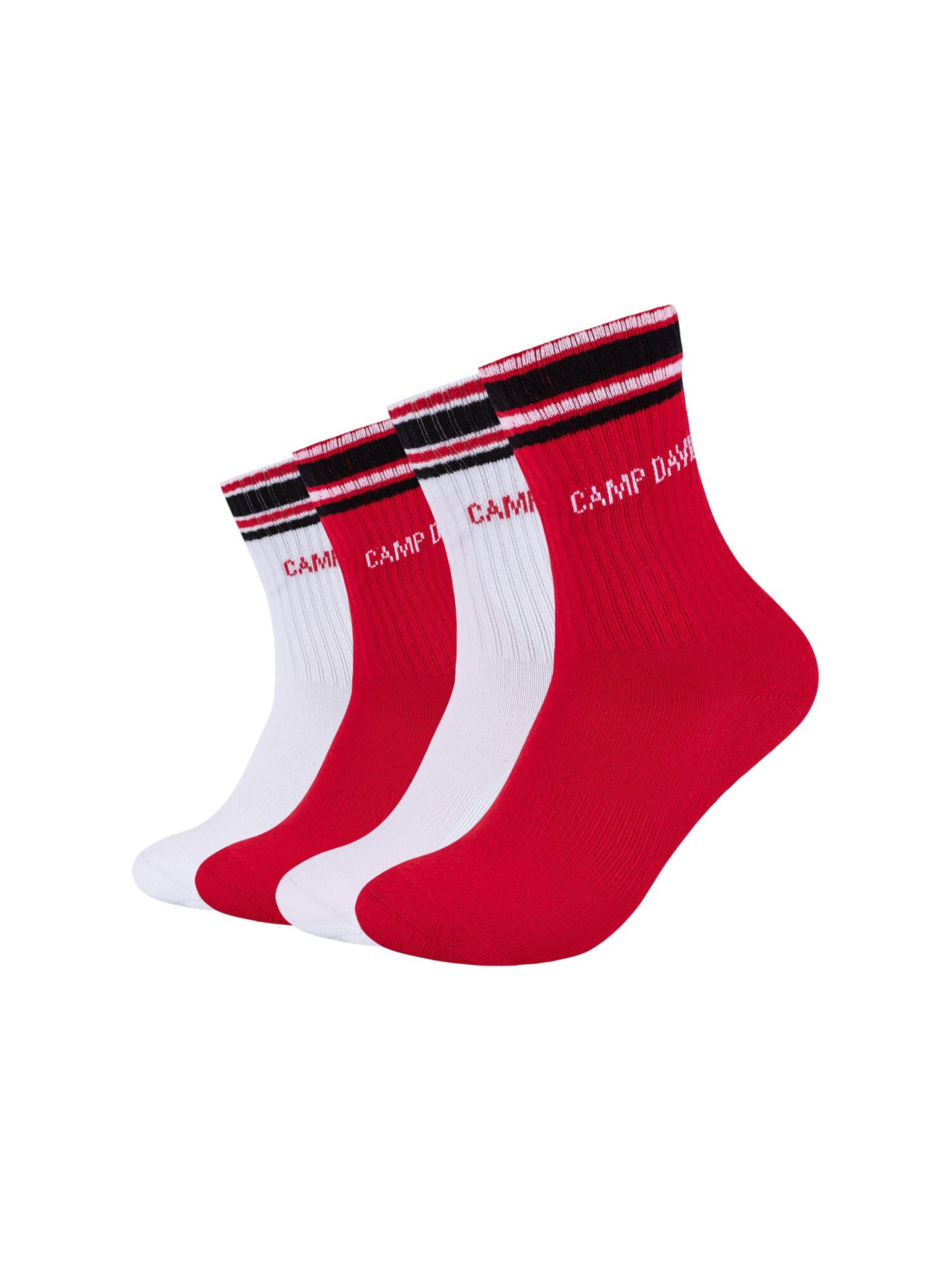 CAMP DAVID Sportsokken in Rood: voorkant