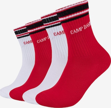 CAMP DAVID Sportsokken in Rood: voorkant