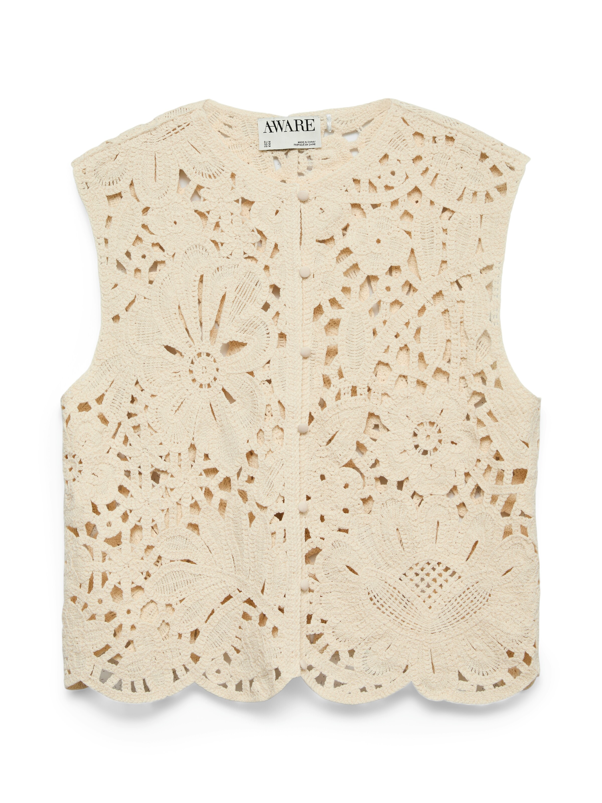 Aware Knitted vest 'AWALISON' in Beige, Item view