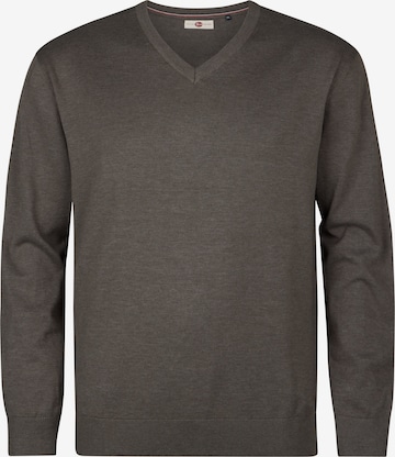 Pull-over Petrol Industries en gris : devant