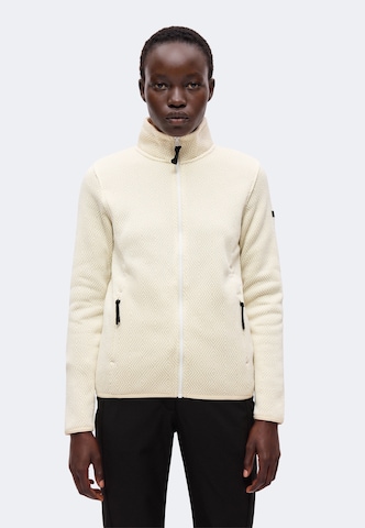 ICEPEAK - Chaqueta polar funcional 'AULTI' en beige: frente