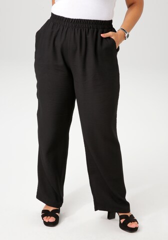 Aniston Regular Pants in Black: front