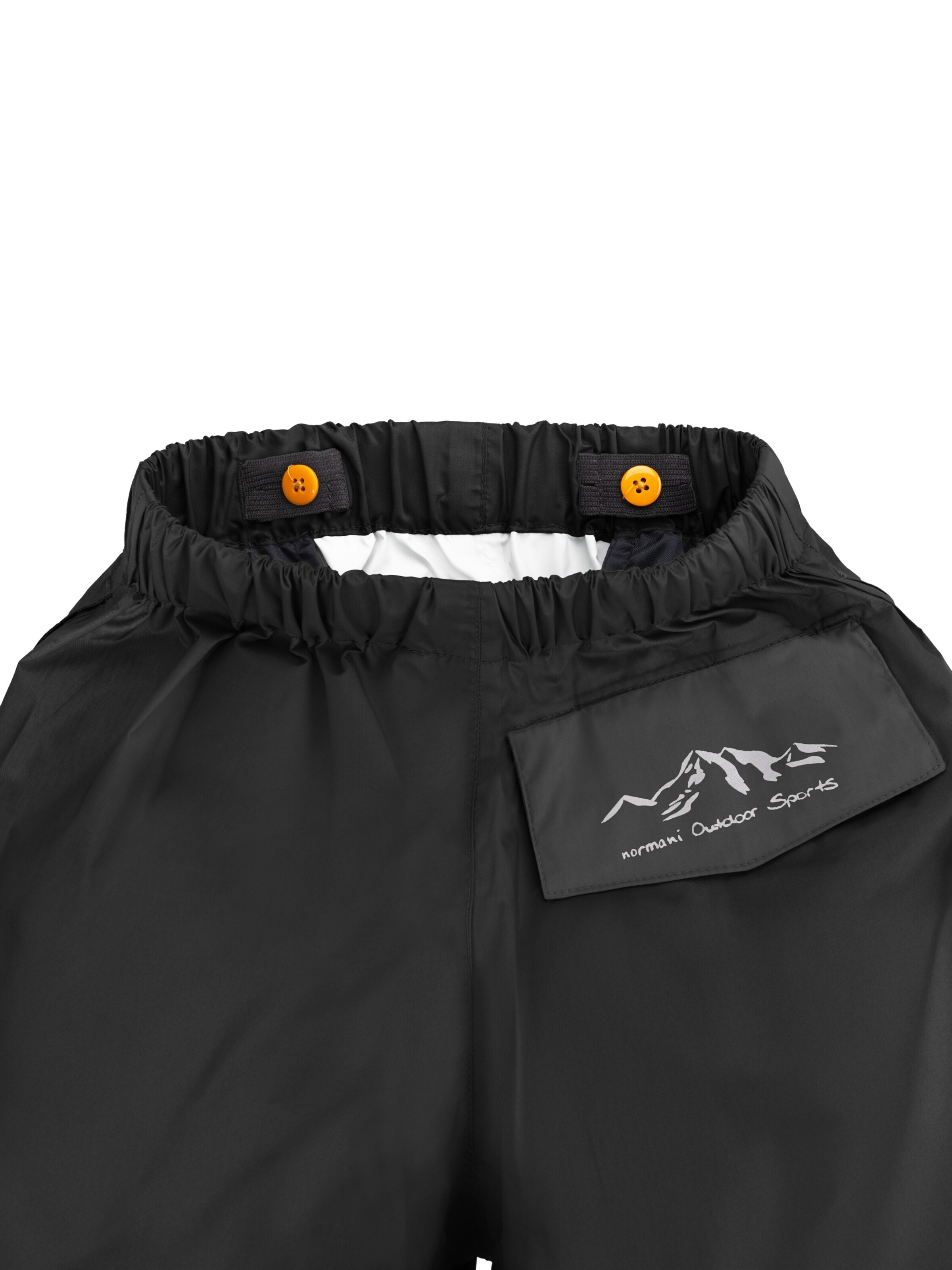 Regular Pantalon d'extérieur 'Thurlow' normani en noir