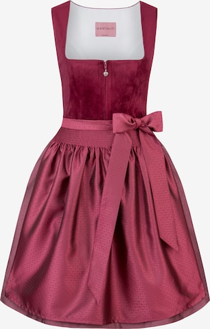 STOCKERPOINT Dirndl 'Mila' in Rot: Vorderseite
