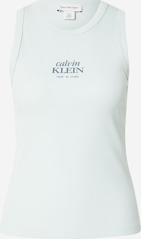 Calvin Klein Jeans Regular Top in Grün: Vorderseite