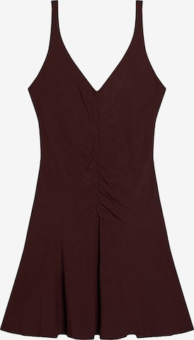 Bershka Dress in Brown: front