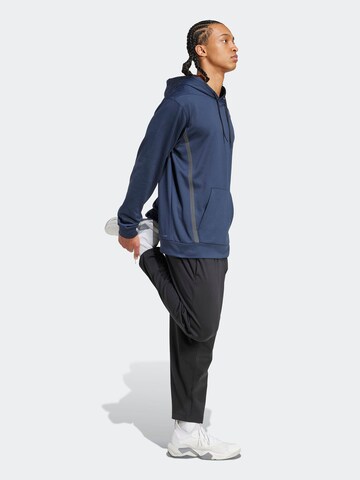 ADIDAS PERFORMANCE Αθλητική μπλούζα φούτερ σε μπλε: μπροστά
