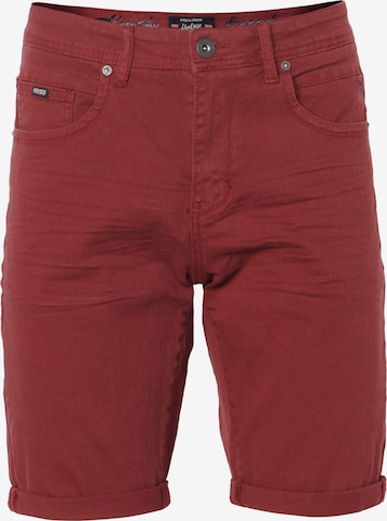 KOROSHI Regular Jeans in Rood: voorkant