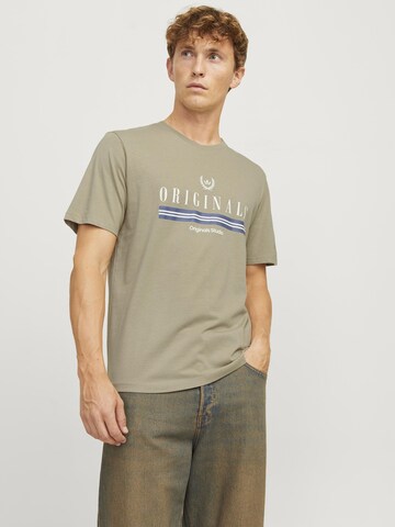 T-Shirt JACK & JONES en gris : devant