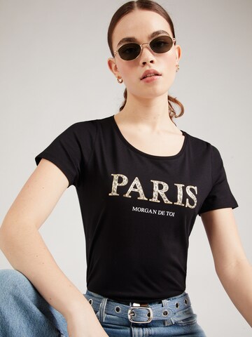 T-shirt Morgan en noir