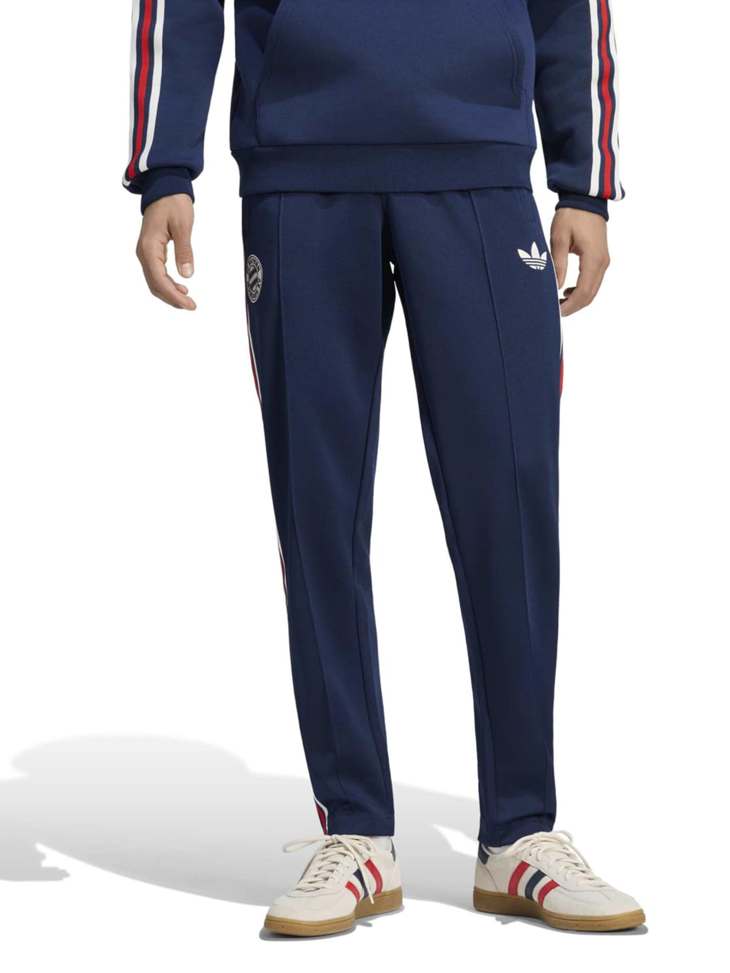 Effilé Pantalon de sport 'FC Bayern München' ADIDAS PERFORMANCE en bleu : devant