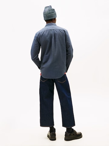 Tommy Jeans Regular Fit Hemd in Blau