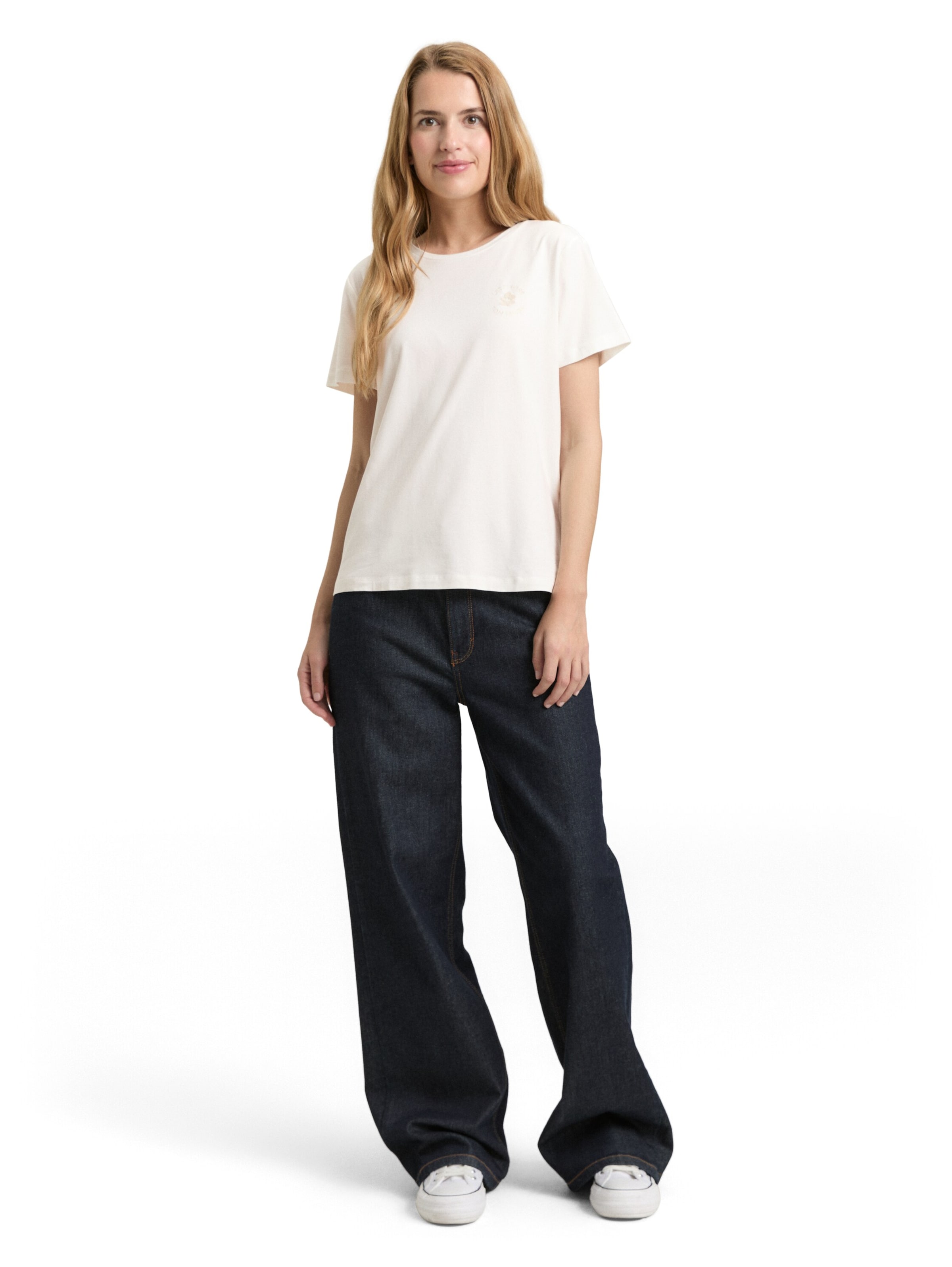 TOM TAILOR Majica | bela barva