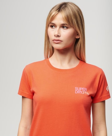 T-shirt fonctionnel Superdry en orange