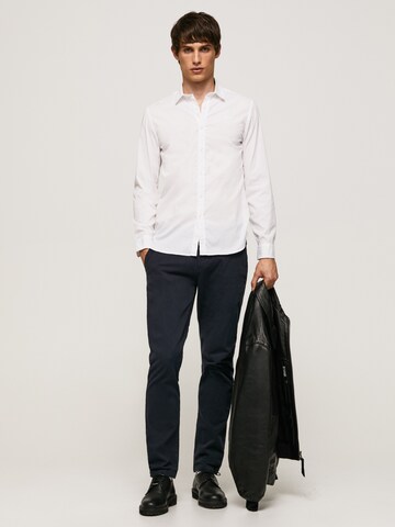 Pepe Jeans Regular fit Button Up Shirt 'Frank' in White