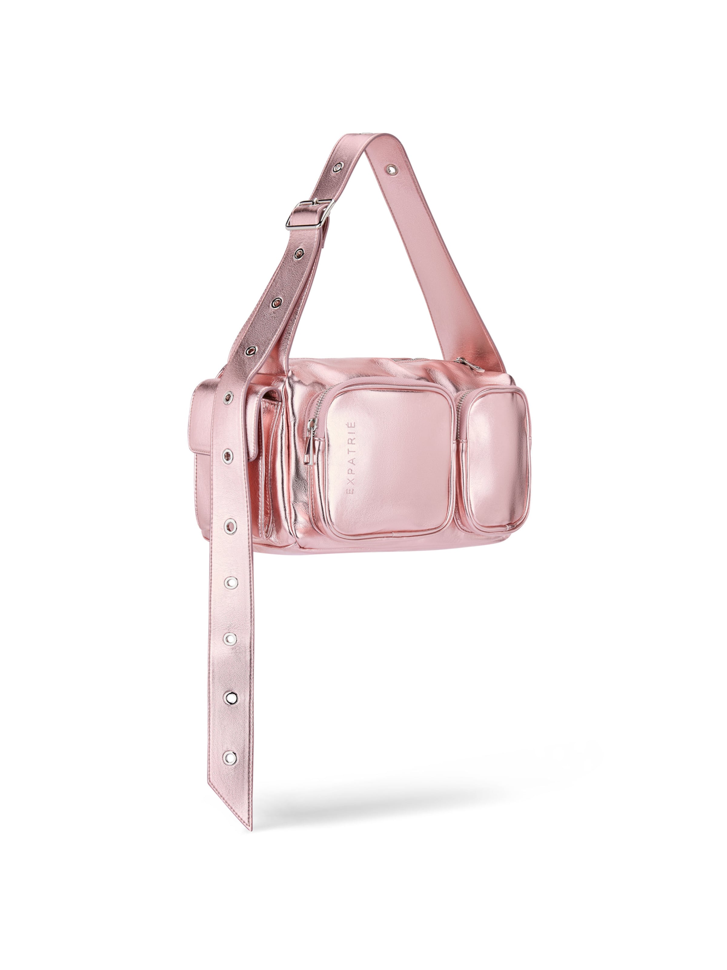 Expatrié - Mala de ombro 'Stella' em rosa