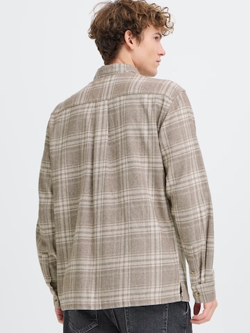 Casual Friday Regular fit Button Up Shirt 'CFLOTUS' in Brown