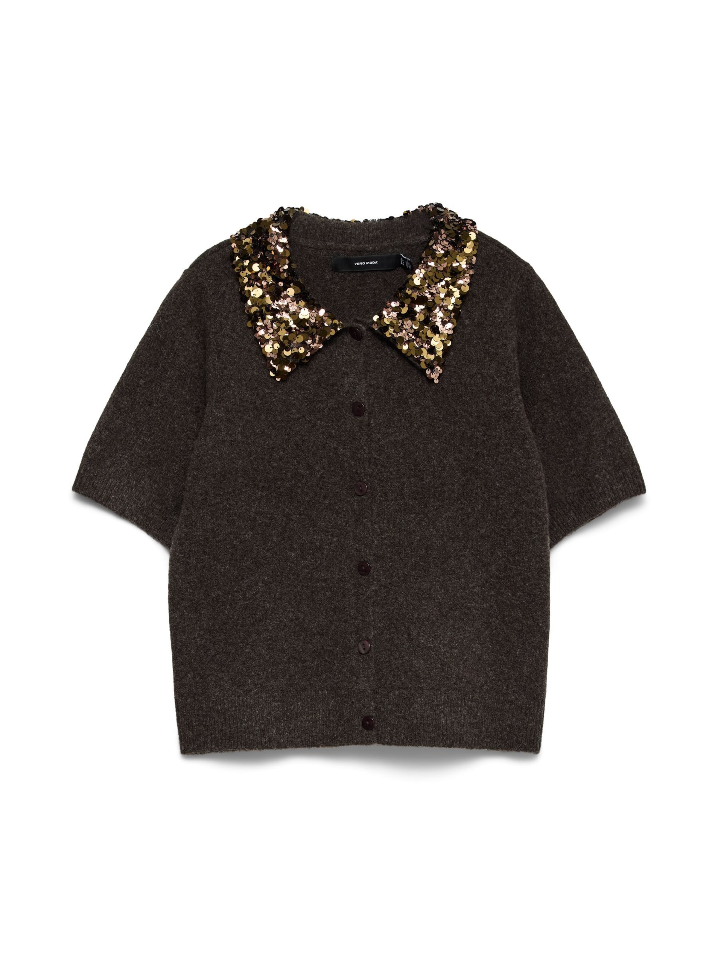 VERO MODA Cardigan i brun: forside
