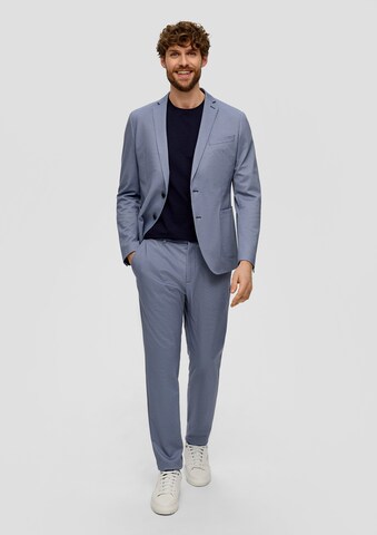 Coupe slim Pantalon s.Oliver BLACK LABEL en bleu