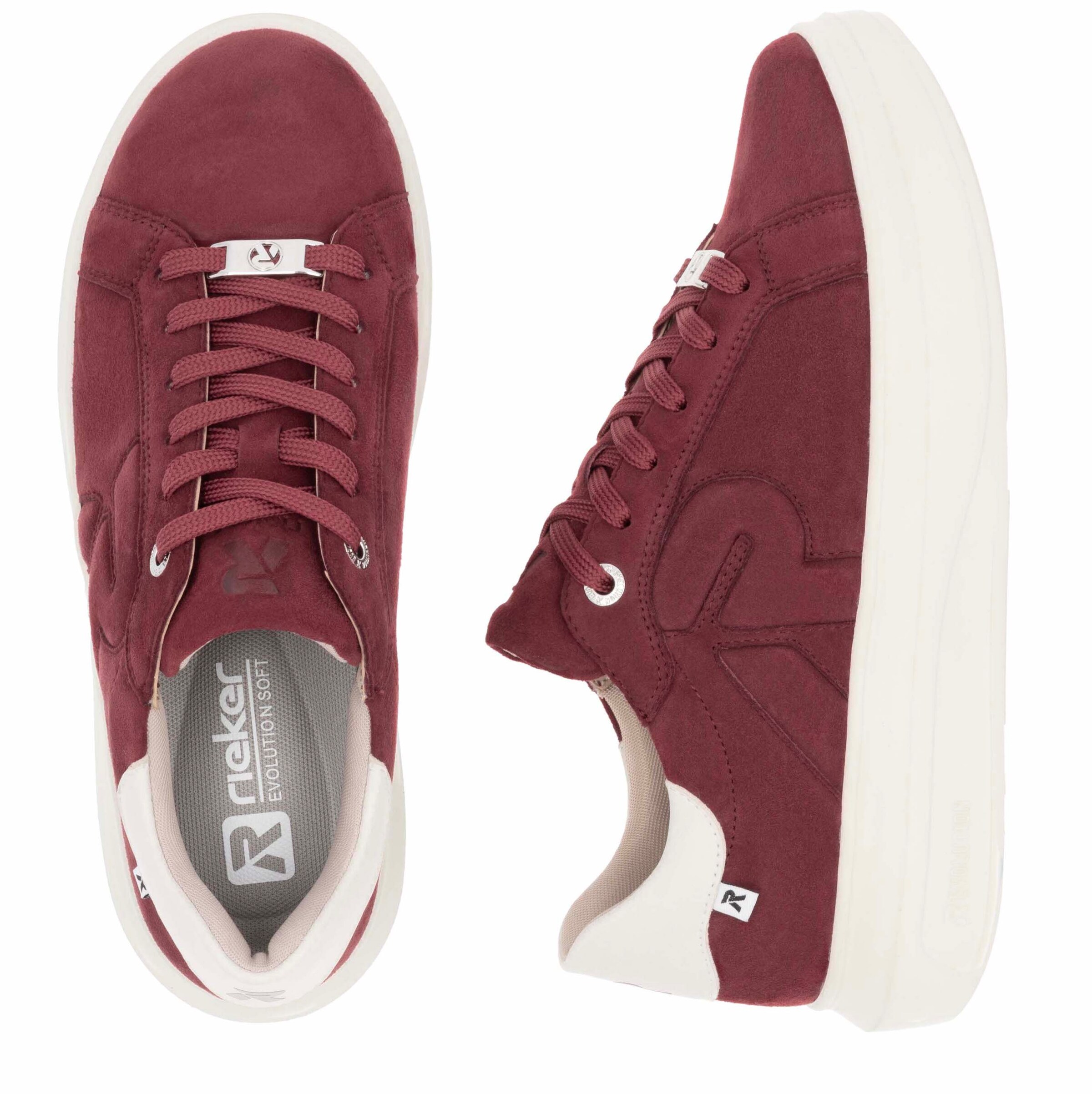 Rieker Sport Sneaker in Rot