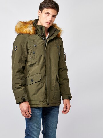 KOROSHI Winter jacket in Green