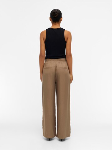 Wide leg Pantaloni 'TILDA' di OBJECT in marrone