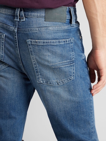 s.Oliver Slimfit Jeans 'Nelio' in Blauw