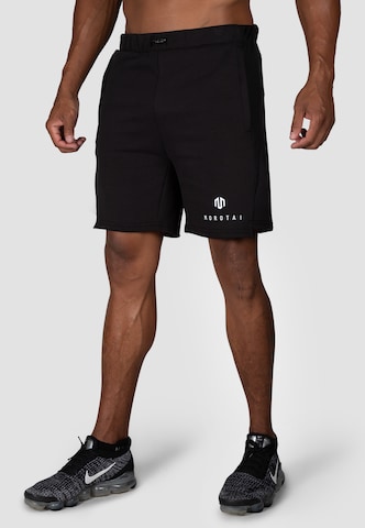 MOROTAI - Regular Calças de desporto em preto: frente