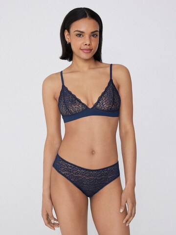Tezenis Triangle Bra 'Lisbon' in Blue