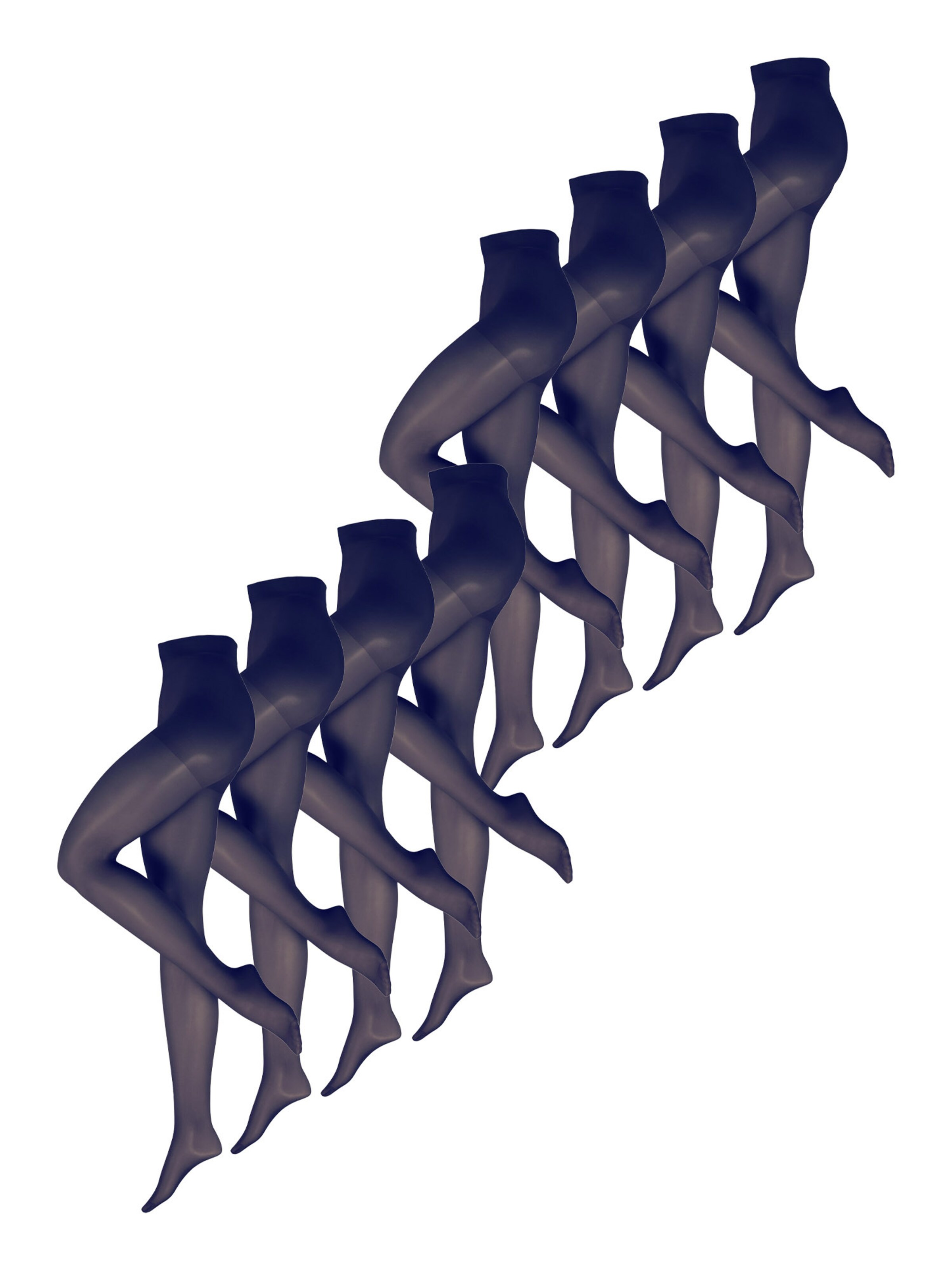 Nur Die Feinstrumpfhose ' Fit in Form 40 DEN ' in Blau: Vorderseite