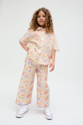 RAFFYA Wide Leg Hose 'Gilly' in Gelb: Vorderseite