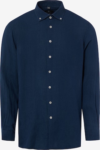 Nils Sundström Button Up Shirt in Blue: front