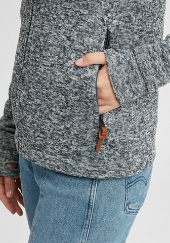 Oxmo Fleecejacke 'Thory' in Grau