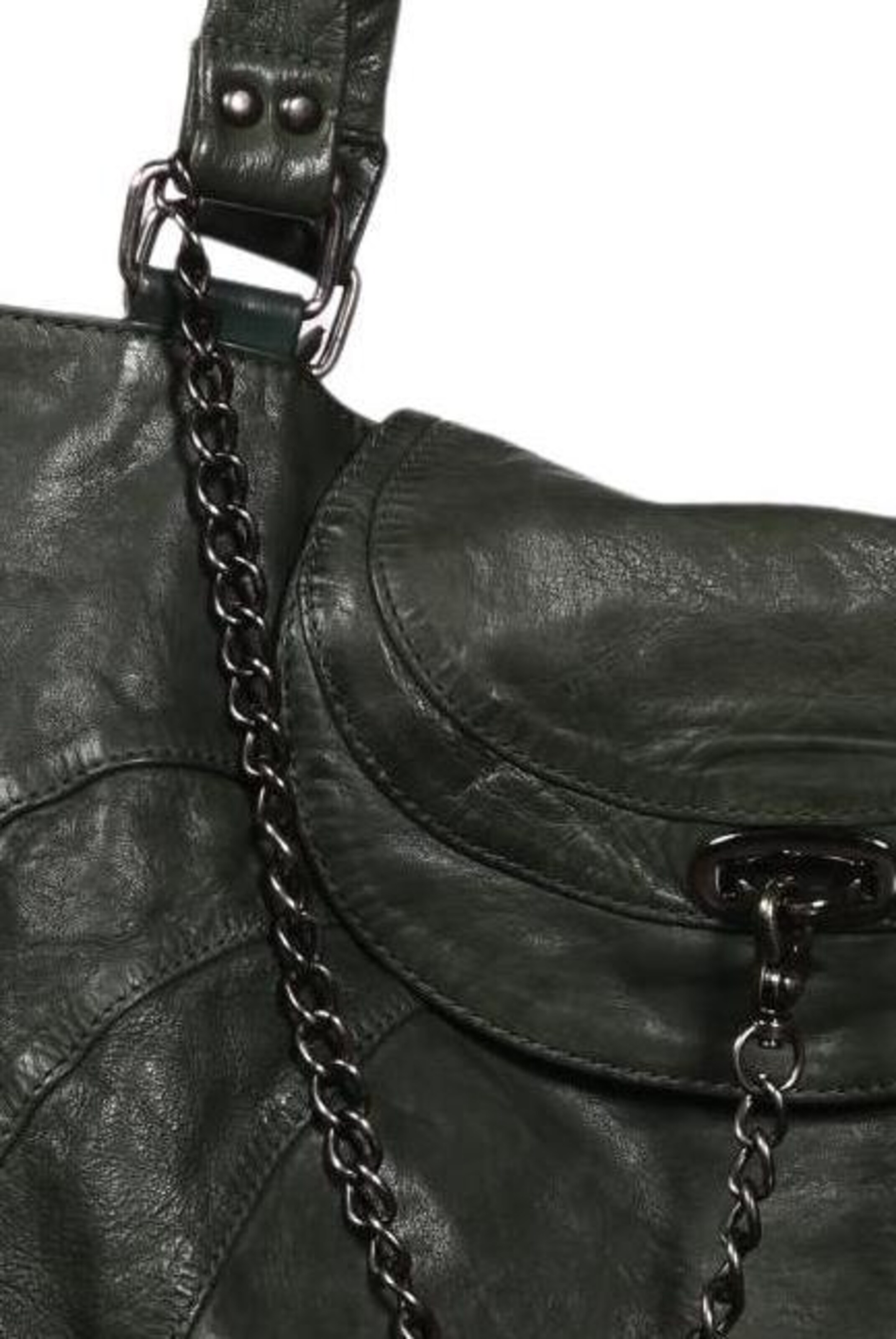 Maze Handtasche gross Leder One Size in Grün