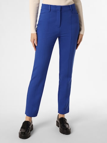 MORE & MORE Slim fit Pants in Blue: front