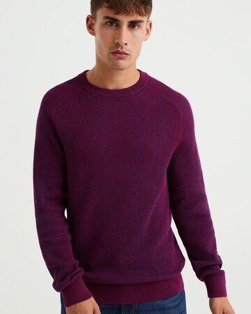 WE Fashion Sweater in Purple: front