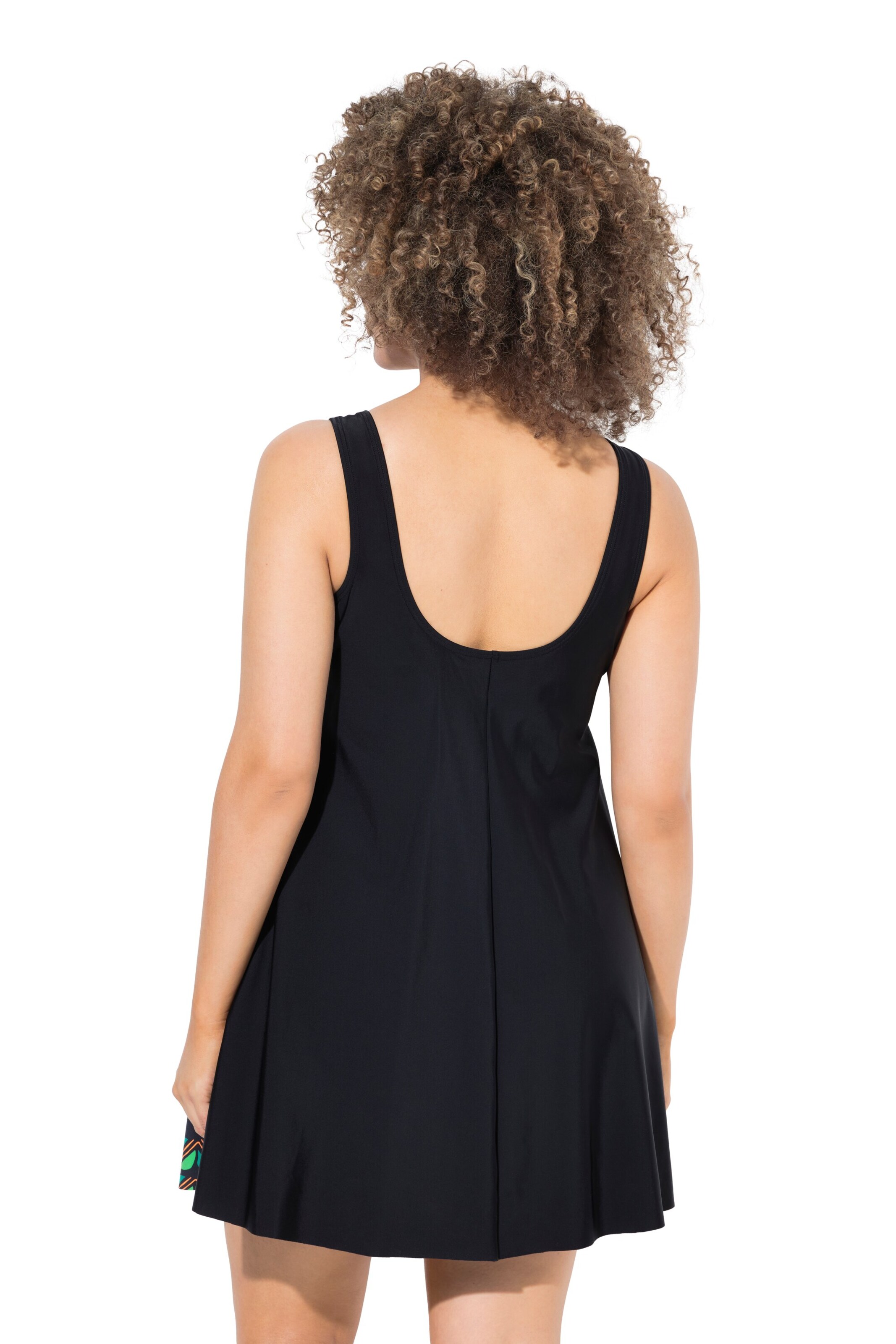 Ulla Popken T-shirt Swimsuit dress in Green