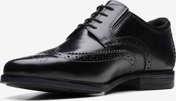 CLARKS Lace-Up Shoes in Black: front