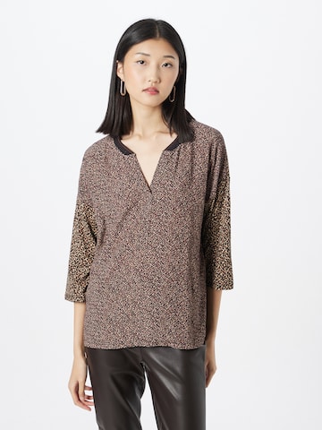 OUI Blouse in Bruin: voorkant